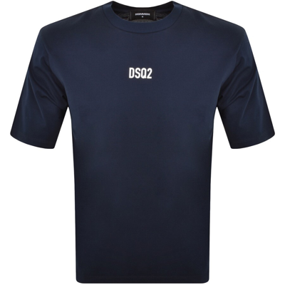 Dsquared2 Logo T Shirt Navy