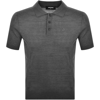 DSQUARED2 DSQUARED2 KNIT POLO T SHIRT GREY