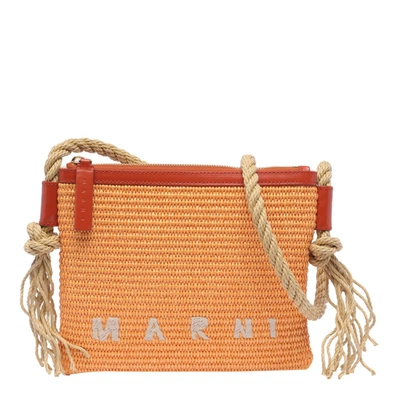 Marni Marcel Summer Bag In Orange