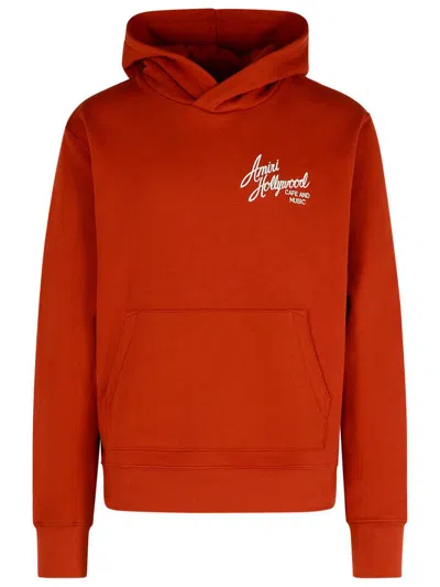 792 Amiri 'hollywood' Orange Cotton Sweatshirt