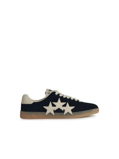 792 Amiri 'pacific' Black Leather Sneakers
