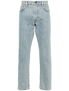 MOSCHINO STRAIGHT JEANS WITH PATCH