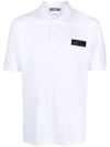 MOSCHINO POLO SHIRT WITH PATCH