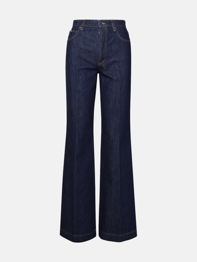 Dolce & Gabbana Flared Denim Jeans In Blue