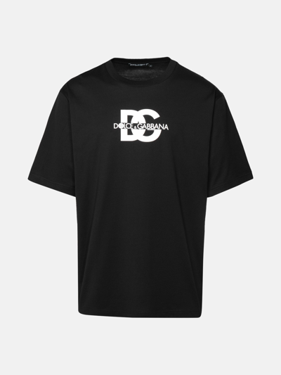 Dolce & Gabbana Black Cotton T-shirt