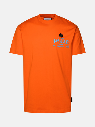 Philipp Plein Orange Cotton T-shirt