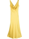 PINKO PINKO LONG SATIN DRESS