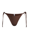 Sara Cristina Women's Bahia Triangle Bikini Bottom In Brown