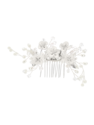 Monnalisa Babies'   Crystal Hair Clip In Cream