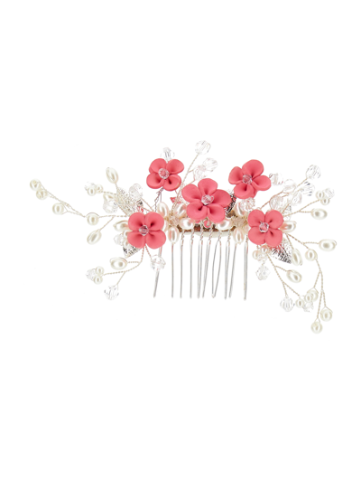 Monnalisa Kids'   Crystal Hair Clip In Fuchsia