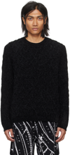 RTA BLACK CREWNECK SWEATER