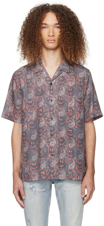 Ksubi Grey Yin Dollar Resort Shirt In Assorted