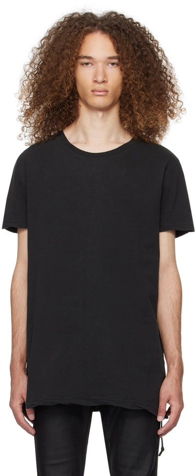 KSUBI BLACK SEEING LINES T-SHIRT