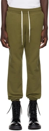 John Elliott La French Cotton-terry Drawstring Sweatpants In Lieutenant