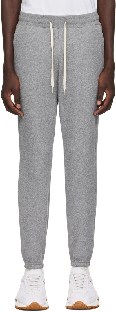 John Elliott Grey La Sweatpants In Dark Grey