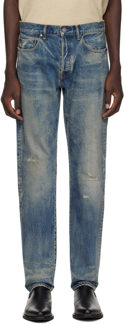 John Elliott Blue 'the Daze' Jeans In Hornet