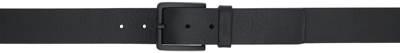 Hugo Boss Black Branded Keeper Belt In Black 001