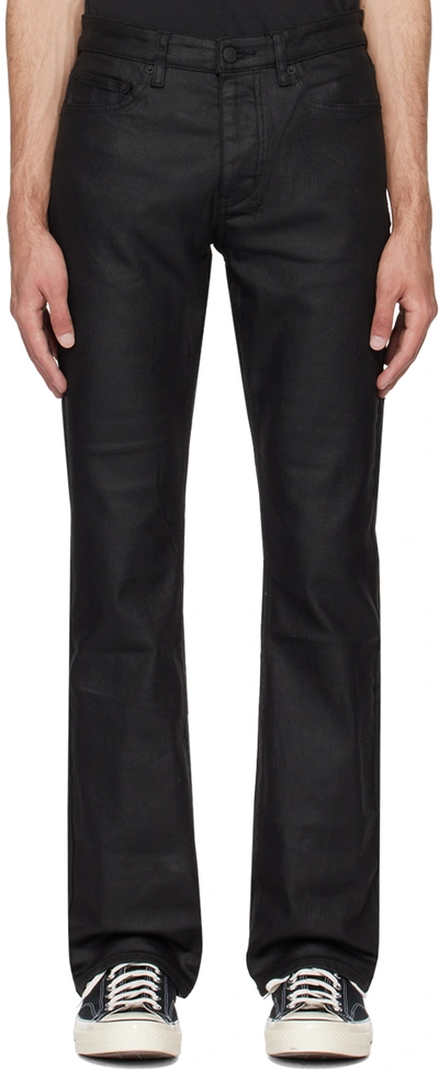 Ksubi Men's Bronko Black Wax Bootcut Jeans