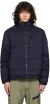 Canada Goose Down-feather Logo-patch Jacket In Atlantic Nvy