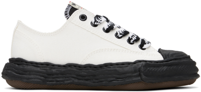 Miharayasuhiro Peterson 23 Low Sneakers In White Cotton