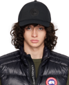 Canada Goose Black Tonal Cap In Black - Noir