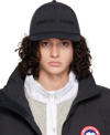 Canada Goose Black Tech Cap In Black
