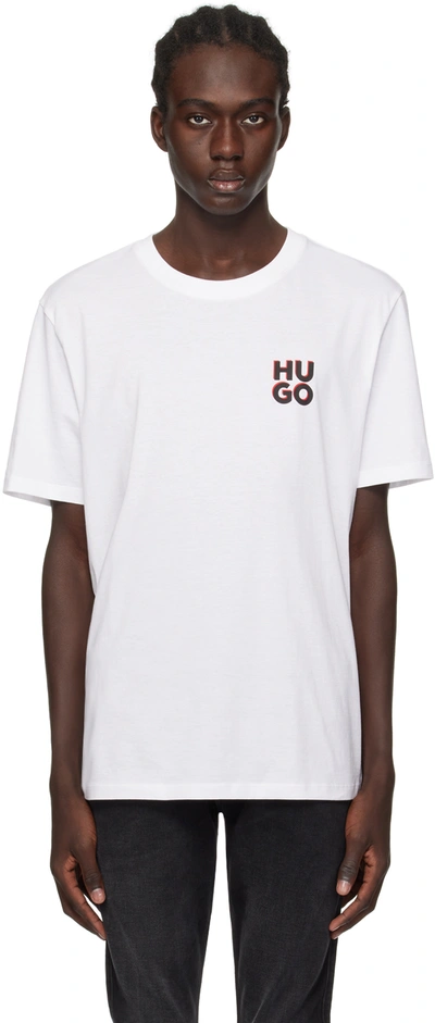 Hugo Two-pack White T-shirts In White 100