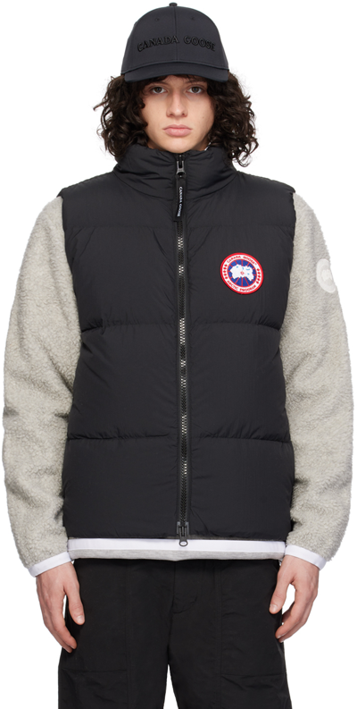 Canada Goose Lawrence Puffer Waistcoat In Black