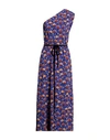 SIYU SIYU WOMAN MAXI DRESS PURPLE SIZE 10 POLYAMIDE, ELASTANE