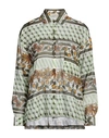 Siyu Woman Shirt Light Green Size 8 Ramie In Green