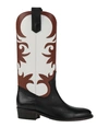 Via Roma 15 Woman Boot Black Size 11 Leather In Black