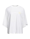 Karl Lagerfeld Woman T-shirt White Size L Cotton