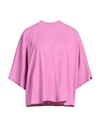 Karl Lagerfeld Woman T-shirt Mauve Size L Cotton In Purple