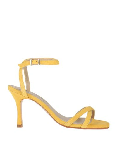 Marian Woman Sandals Yellow Size 11 Leather