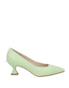 Marian Woman Pumps Light Green Size 11 Leather
