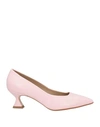 MARIAN MARIAN WOMAN PUMPS PINK SIZE 6 LEATHER