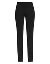 Masnada Woman Pants Black Size 6 Linen, Viscose, Elastane In Black