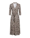 Siyu Woman Midi Dress Black Size 2 Viscose, Elastane In Black