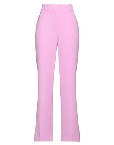 Kaos Woman Pants Pink Size 8 Polyester, Elastane