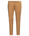 L.b.m 1911 L. B.m. 1911 Man Pants Camel Size 40 Cotton, Elastane In Beige