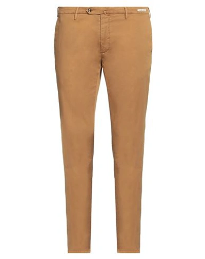 L.b.m 1911 L. B.m. 1911 Man Pants Camel Size 40 Cotton, Elastane In Beige