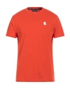 Invicta Man T-shirt Orange Size Xxl Cotton