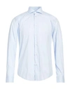 Brian Dales Man Shirt Light Blue Size 14 ½ Cotton, Polyamide, Elastane