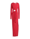 Alexandre Vauthier Woman Mini Dress Red Size 4 Viscose, Elastane, Brass, Glass In Red
