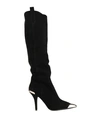 Jeffrey Campbell Woman Boot Black Size 10 Leather In Black