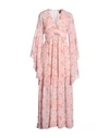 ANIYE BY ANIYE BY WOMAN MAXI DRESS LIGHT PINK SIZE 4 POLYESTER