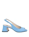 Marian Woman Sandals Sky Blue Size 11 Leather