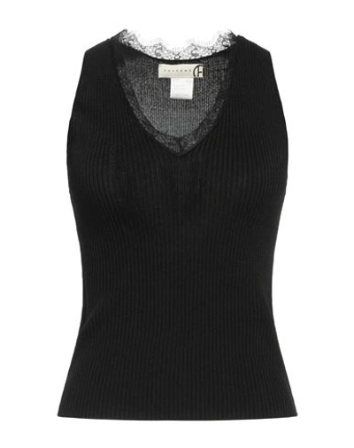 Haveone Woman Sweater Black Size Onesize Viscose, Polyamide