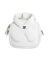 COURRÈGES COURREGES WOMAN HANDBAG WHITE SIZE - COWHIDE