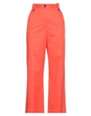 Ps By Paul Smith Ps Paul Smith Woman Pants Tomato Red Size 10 Cotton, Elastane In Tomato Red